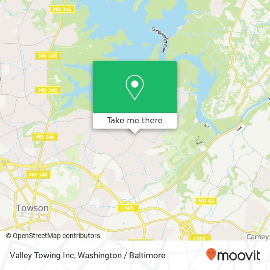 Mapa de Valley Towing Inc