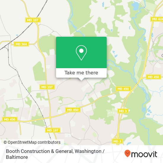 Mapa de Booth Construction & General