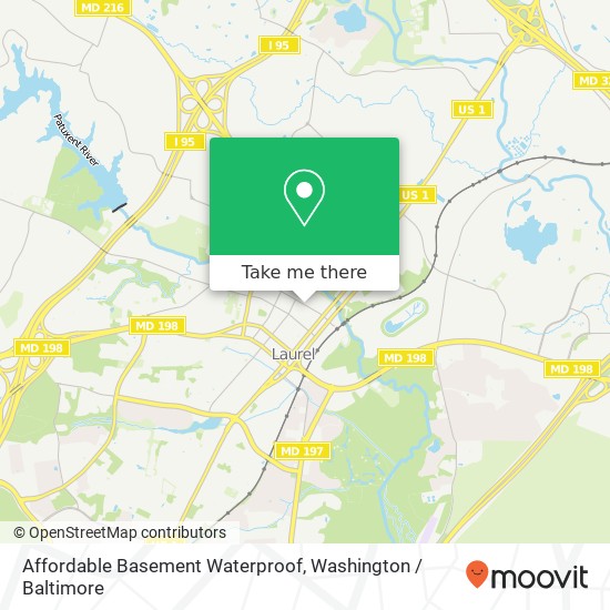 Mapa de Affordable Basement Waterproof