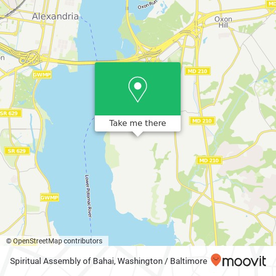 Spiritual Assembly of Bahai map