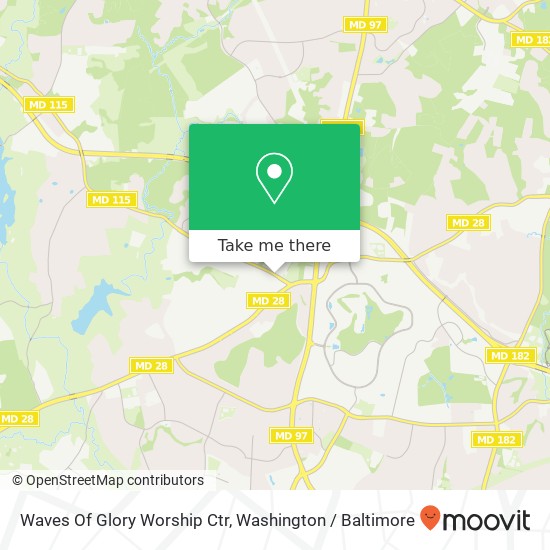 Mapa de Waves Of Glory Worship Ctr