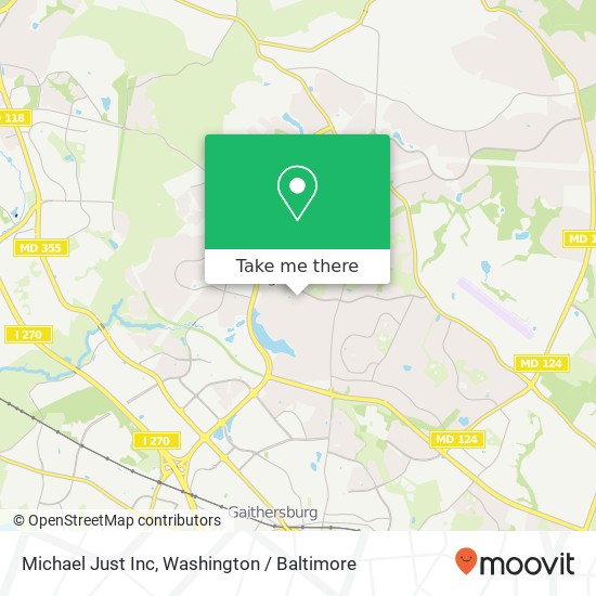 Michael Just Inc map