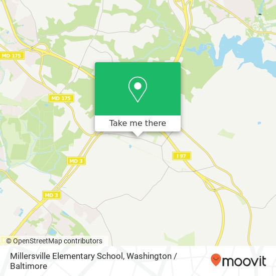 Millersville Elementary School map