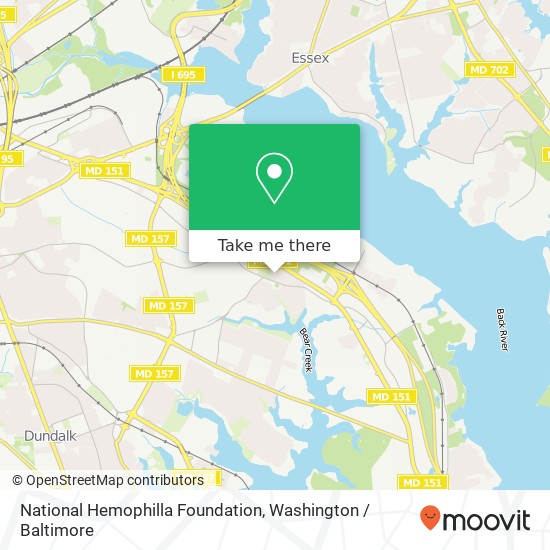 National Hemophilla Foundation map