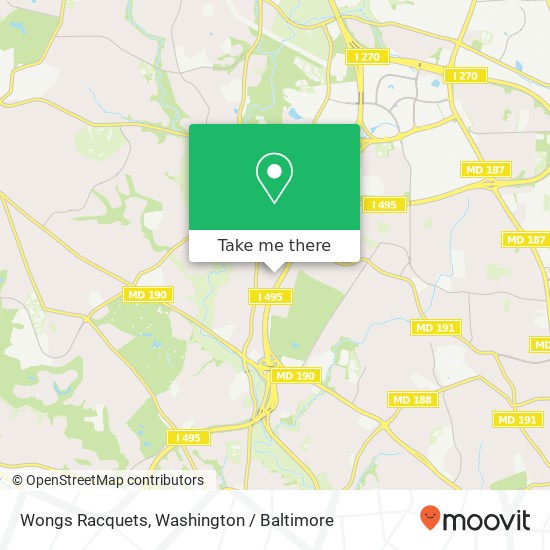 Wongs Racquets map