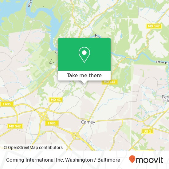 Coming International Inc map