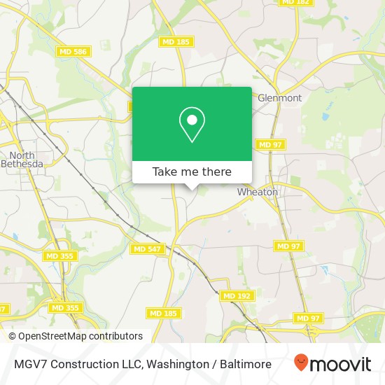 Mapa de MGV7 Construction LLC
