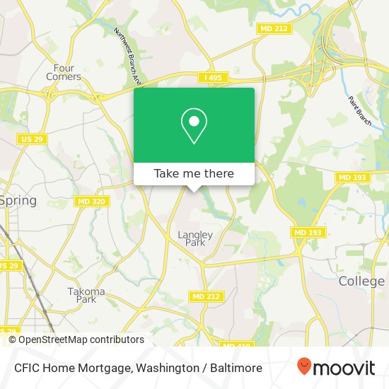 CFIC Home Mortgage map