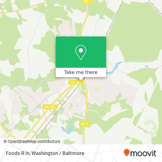 Foods R In map