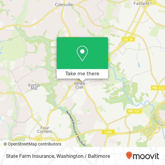 Mapa de State Farm Insurance