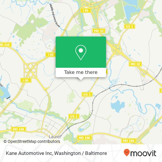 Mapa de Kane Automotive Inc