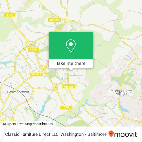 Classic Furniture Direct LLC map