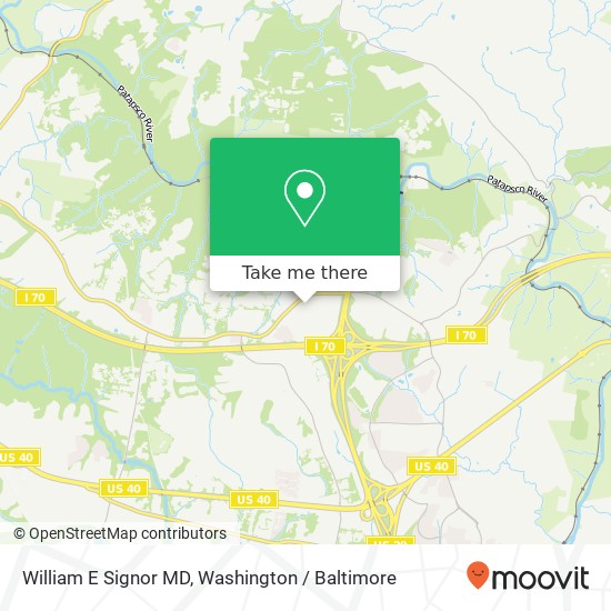 William E Signor MD map