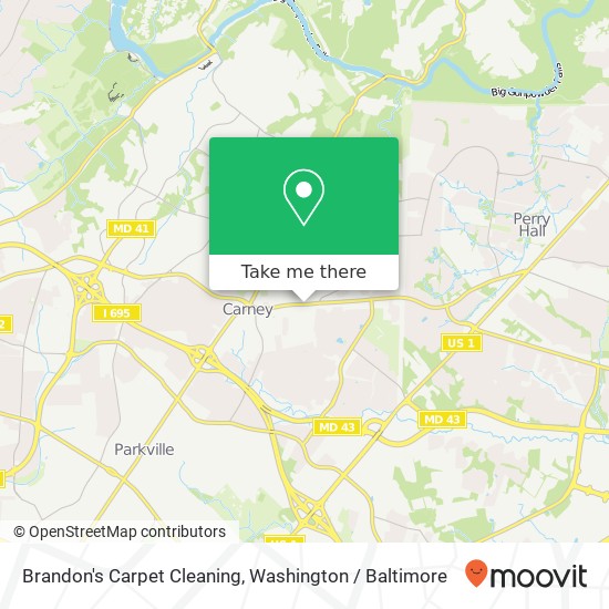 Mapa de Brandon's Carpet Cleaning