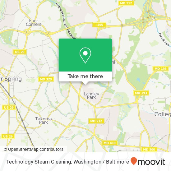 Technology Steam Cleaning map