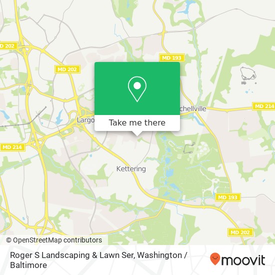 Roger S Landscaping & Lawn Ser map