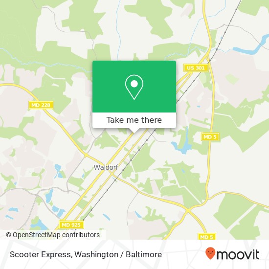 Scooter Express map