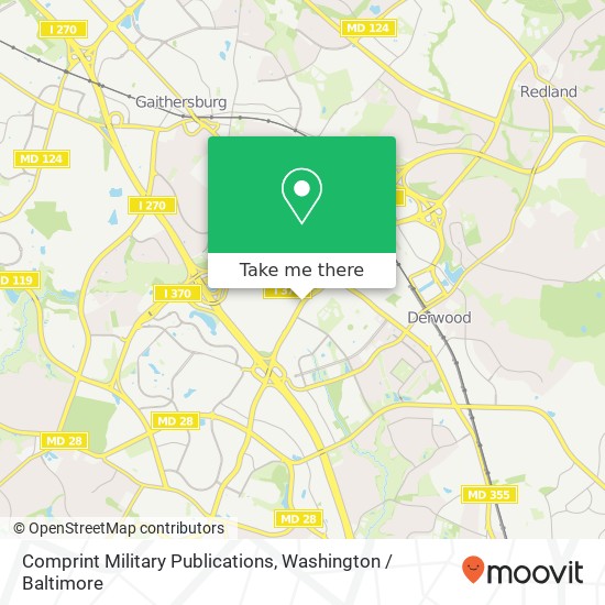 Mapa de Comprint Military Publications