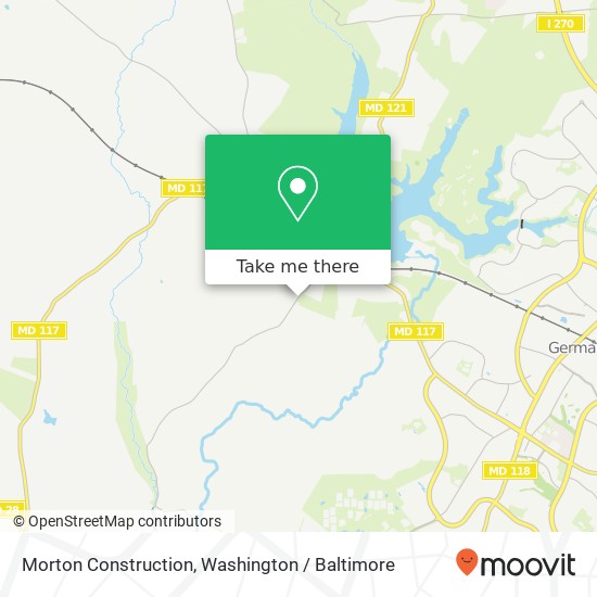 Morton Construction map