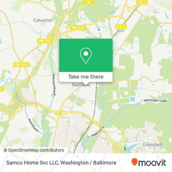 Mapa de Samco Home Svc LLC