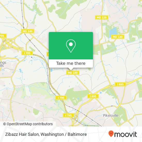 Zibazz Hair Salon map