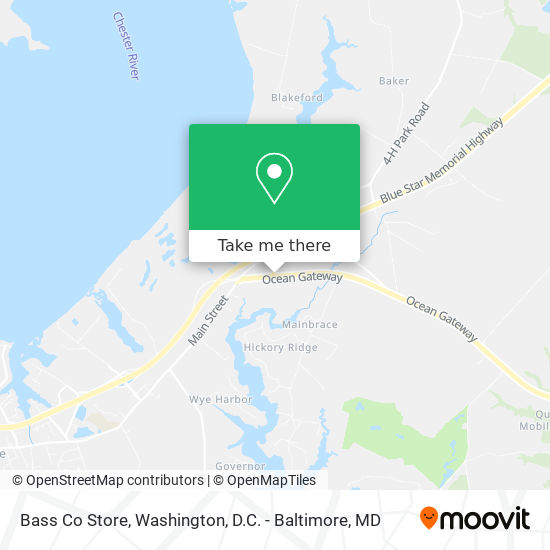 Bass Co Store map