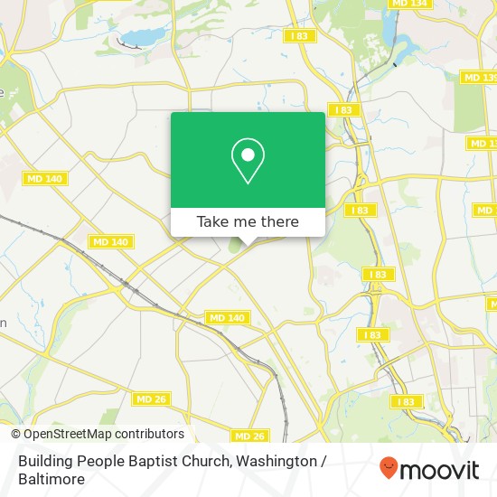 Building People Baptist Church map