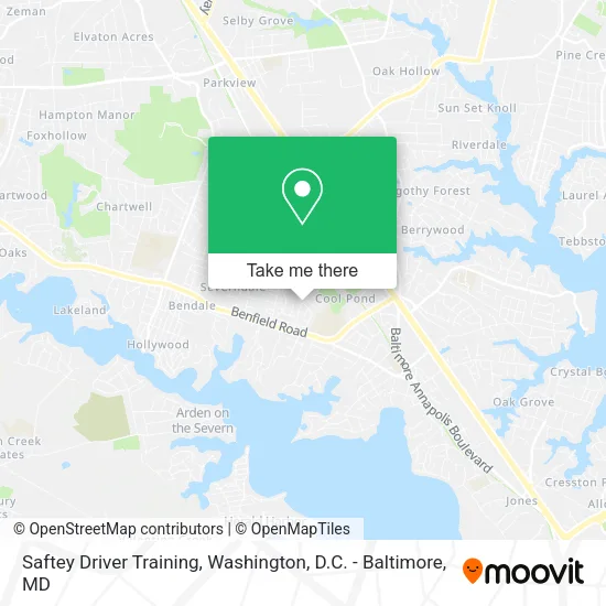 Saftey Driver Training map