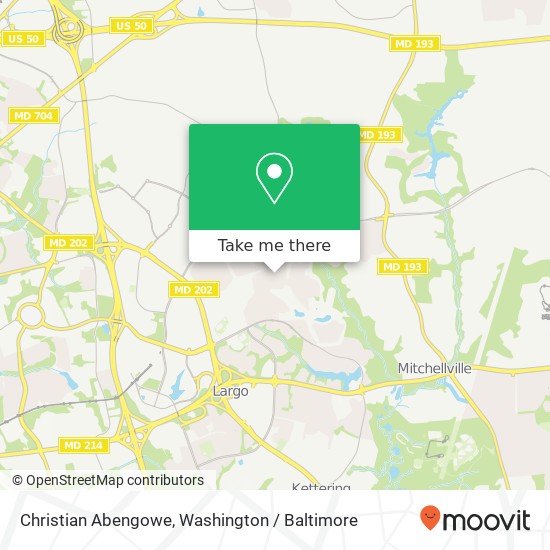 Christian Abengowe map