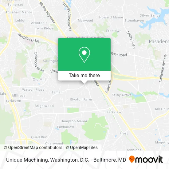 Unique Machining map