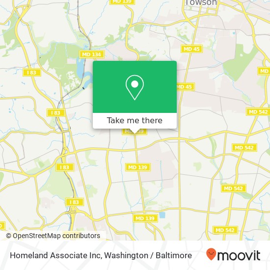 Homeland Associate Inc map