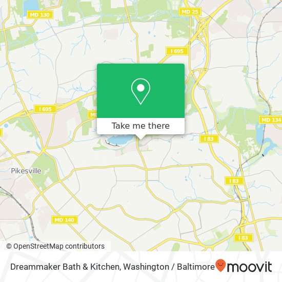 Mapa de Dreammaker Bath & Kitchen