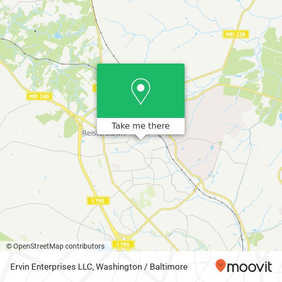 Ervin Enterprises LLC map
