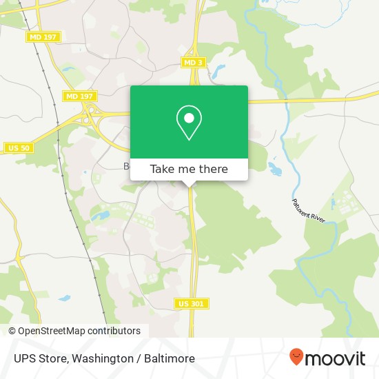 Mapa de UPS Store