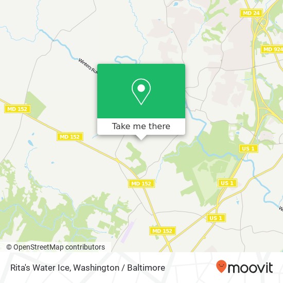 Mapa de Rita's Water Ice