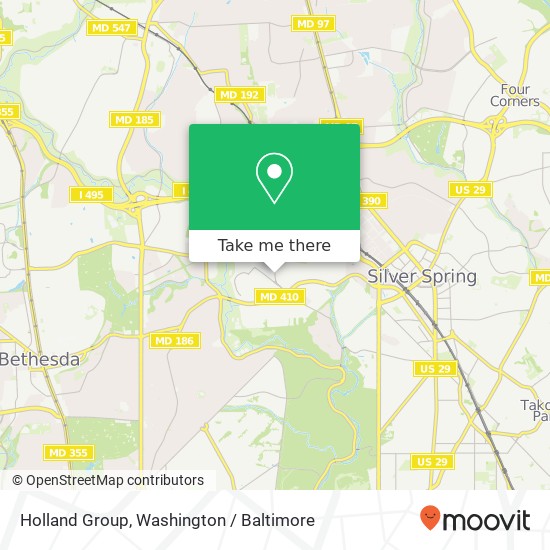 Mapa de Holland Group