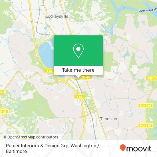 Papier Interiors & Design Grp map