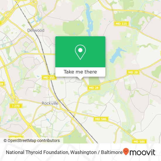 Mapa de National Thyroid Foundation