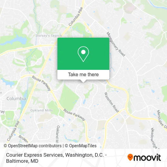 Mapa de Courier Express Services