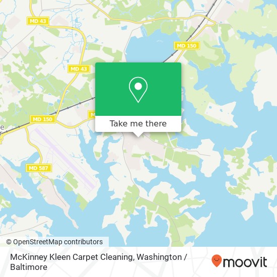 McKinney Kleen Carpet Cleaning map