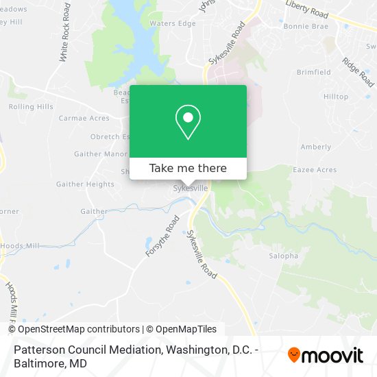 Mapa de Patterson Council Mediation