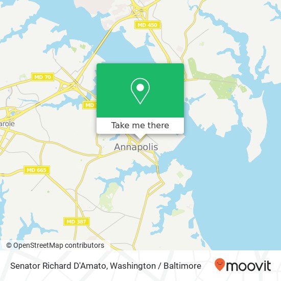 Senator Richard D'Amato map