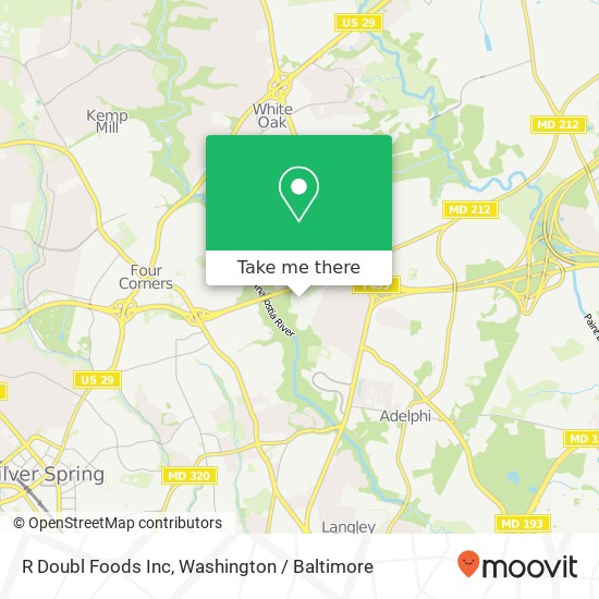 R Doubl Foods Inc map