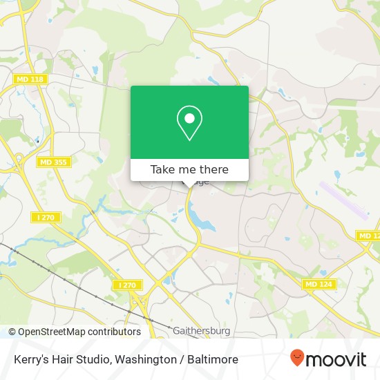 Mapa de Kerry's Hair Studio