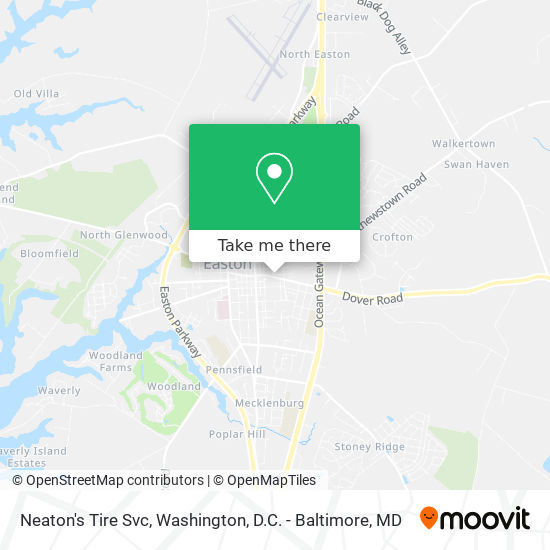 Neaton's Tire Svc map