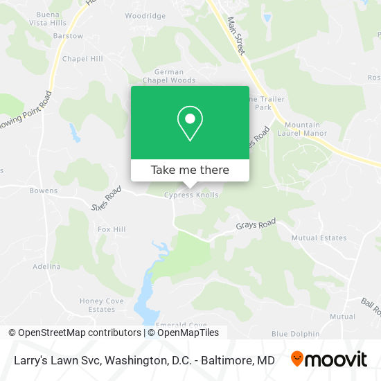 Mapa de Larry's Lawn Svc