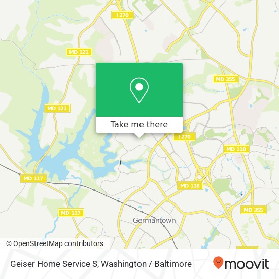Mapa de Geiser Home Service S