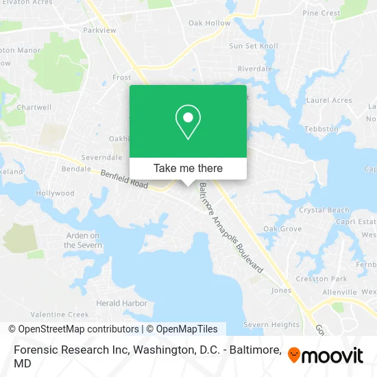 Forensic Research Inc map