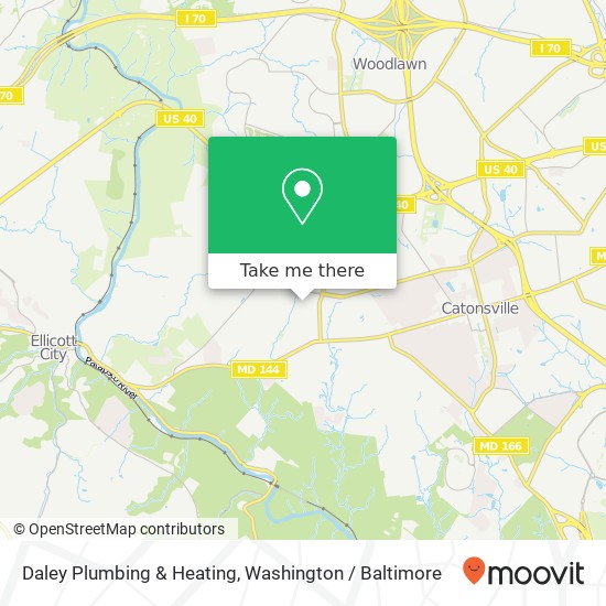 Daley Plumbing & Heating map