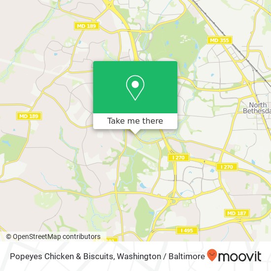 Popeyes Chicken & Biscuits map